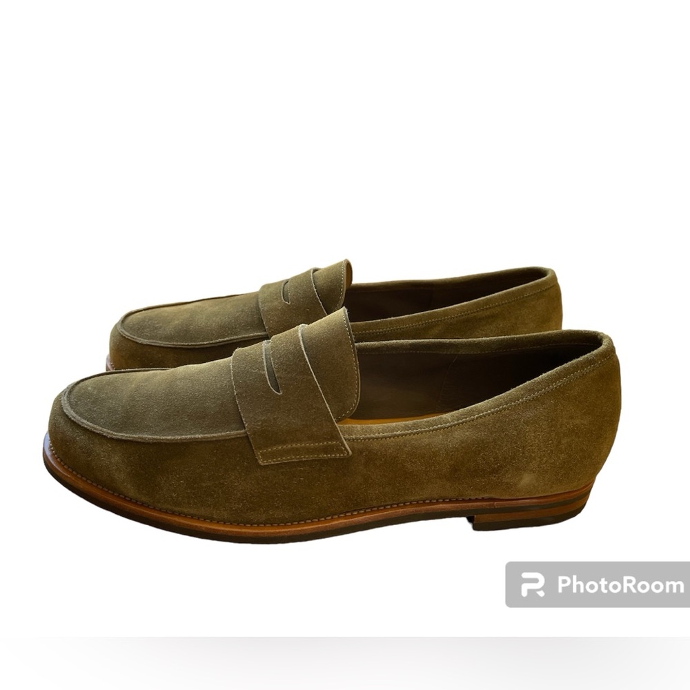 John Lobb. Penny Loafers. Size 11.5. Burnt Sienna.